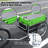 Bike Cargo Trailer Aluminum Luggage Cart 20" Wheel Folding Groceries Hauler With Safe Hitch System Removable Cover-118866628