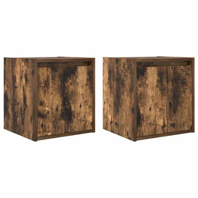 Wall-Mounted Bedside Cabinet 38X34x40 Cm