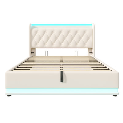 Upholstered Ottoman Storage Bed