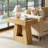 Set Of 2 Modern 24" 2-Tier Side Tables, Narrow Wooden End Tables With Trapezoid Base & Farmhouse Wood-Grain Finish-63231526