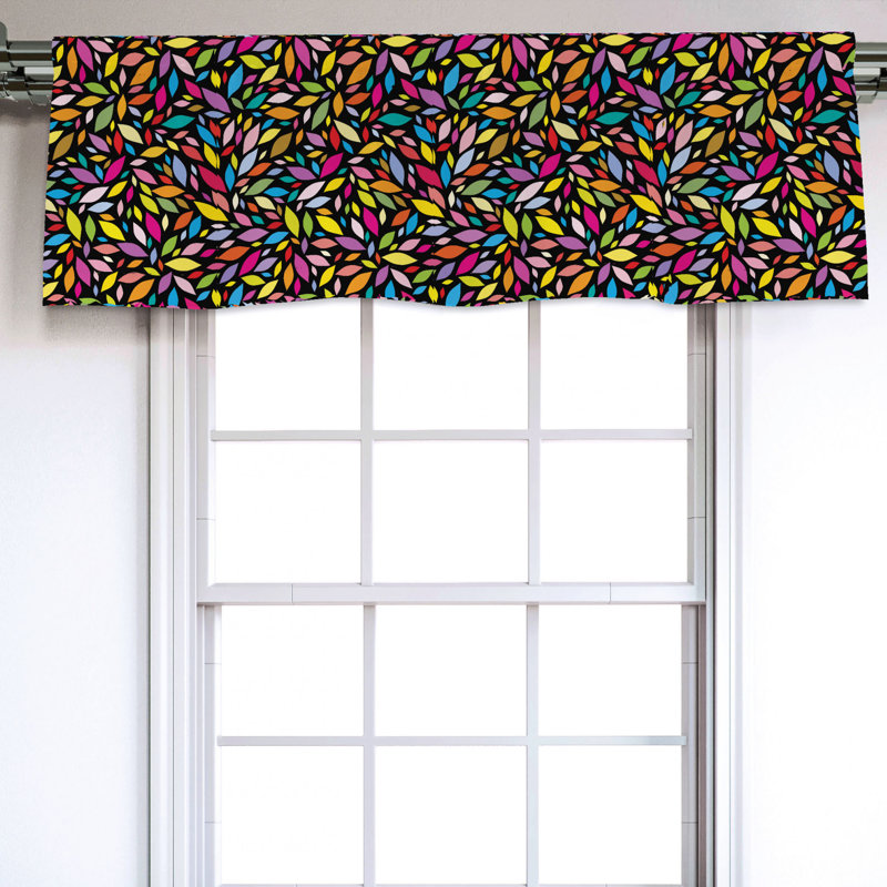 Sateen Ruffled Window Valance