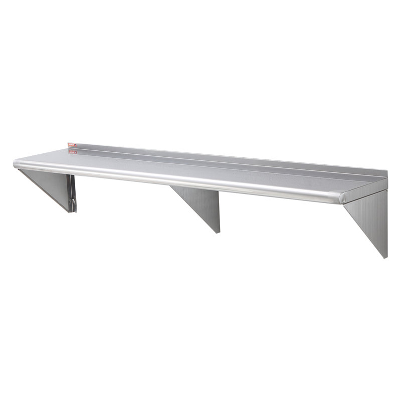 Metal Floating Shelf, 30.5cm H x 152.4cm W x 6.1cm D