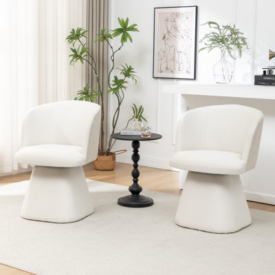Dantzler Velvet Swivel Upholstered Dining Chair