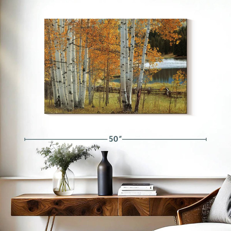 Birch Beauty, 26" H x 39" W