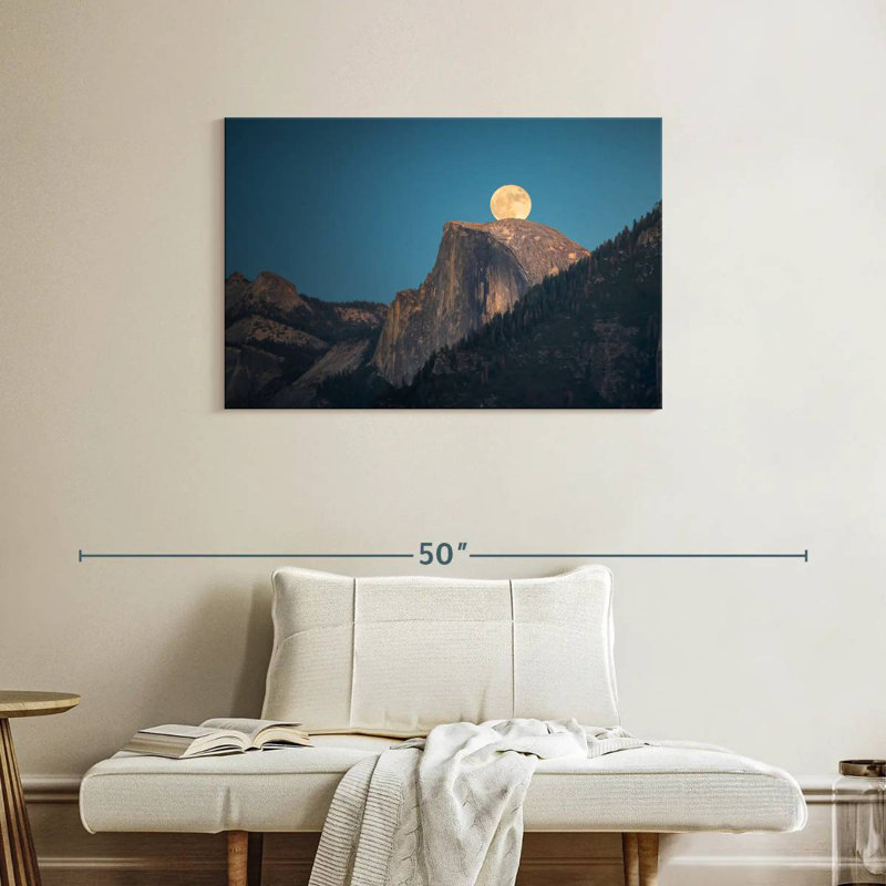 Oberle Half Dome Supermoon, 24" H x 36" W