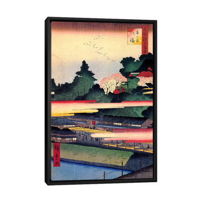 Ando Hiroshige, «Cent vues de Edo 41» par Utagawa Hiroshige l, reproduction d'art sur toile