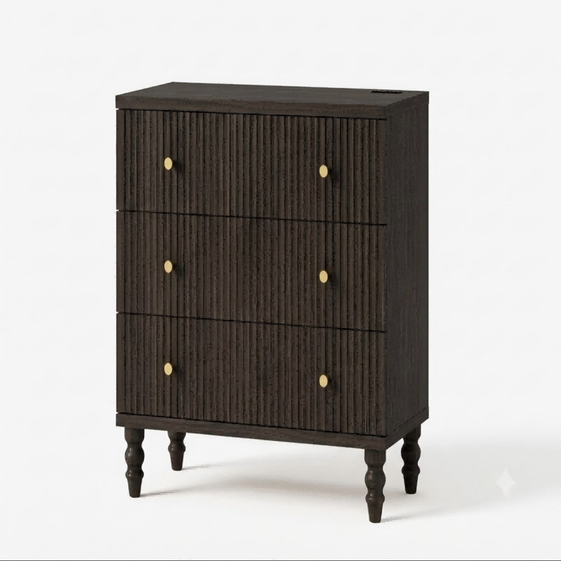Armoire cannelée, Log