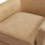 Fauteuil d'appoint pivotant en cuir Belmont-346162061