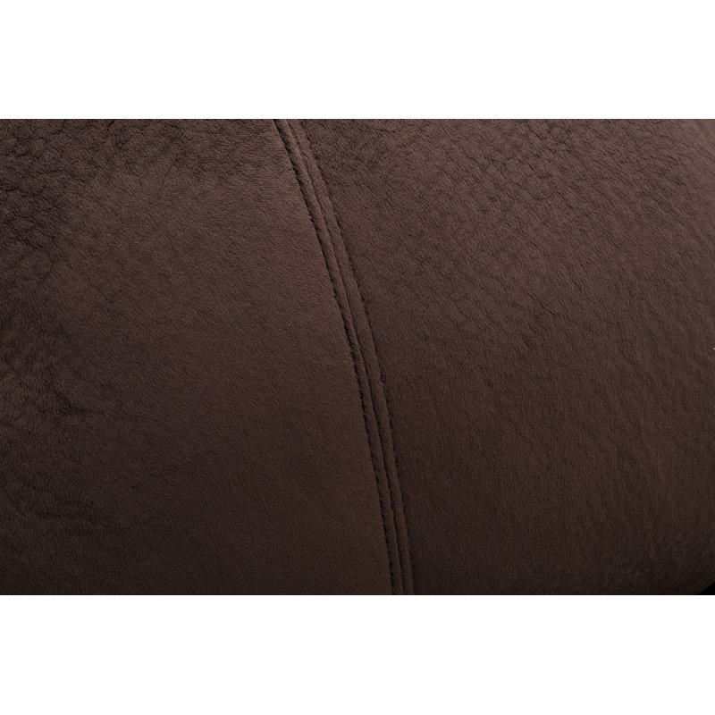 Fauteuil inclinable Alizzon, Mélange de polyester chocolat