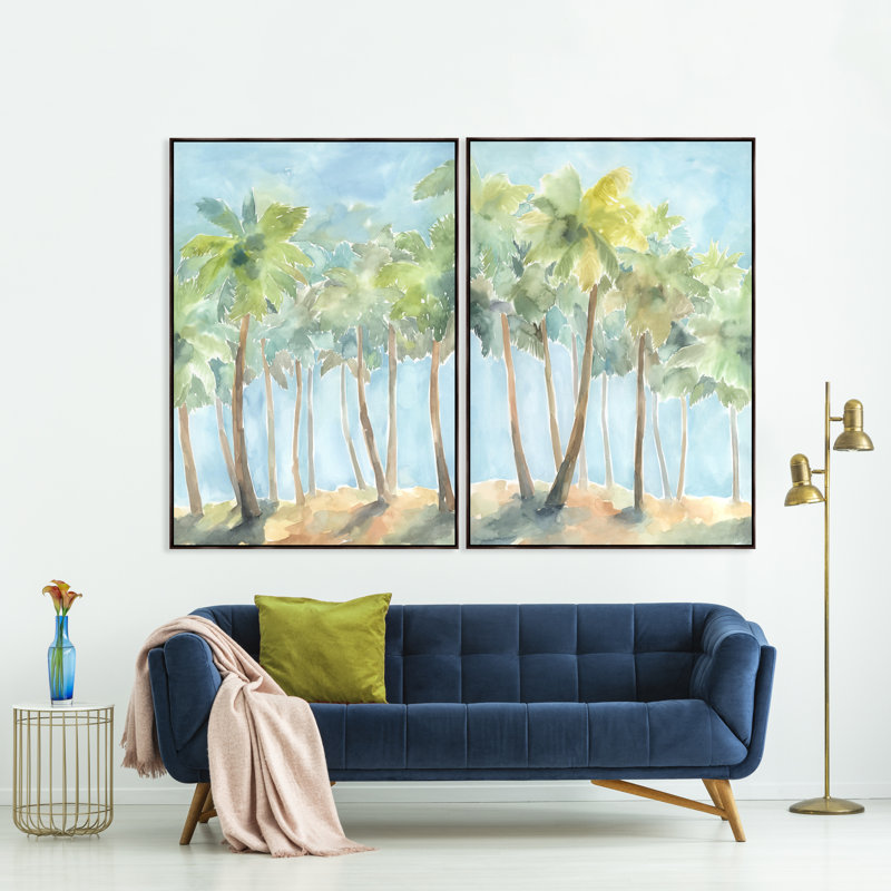 Under A Sunshine I Print by Janice Sadler, 44.5" H x 31.5" W, Glass Coat