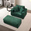 Chaise longue avec repose-pieds de rangement amovible-822829688