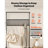 Dewitt with 2-Tier Shoe Rack Storage Organizer with Hooks