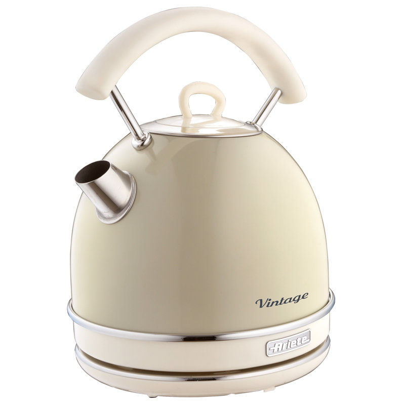 Ariete Vintage Dome Kettle 2 Slice Toaster And Microwave Blue, Cream