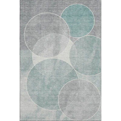 Premium Machine Washable Mayfield  Geometric Rug