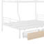Metal Full XL Over Queen Bunk Beds With Storage, Heavy-Duty Full Over Queen Bunk Bed With 2 Drawers-520546245