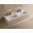 DAX Toscana Vanity Basin, 48", Double Bowl, Matte White-114825791