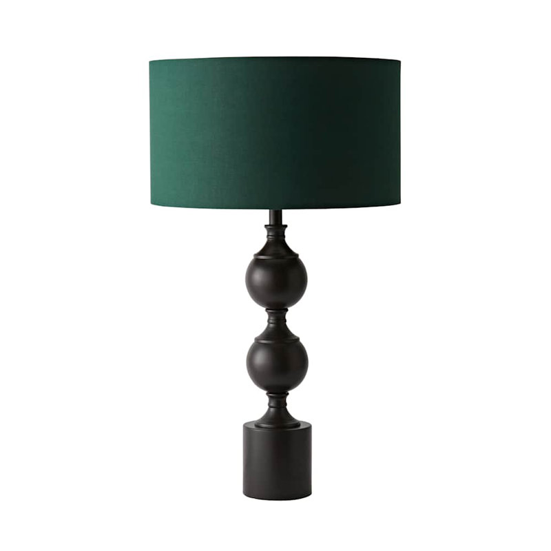 Coe Metal Table Lamp, Green