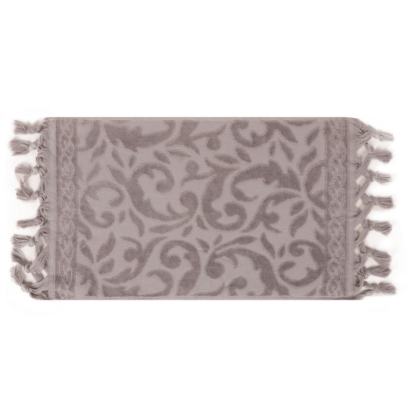 Serviette d'invité 100% coton Fasano, Gris