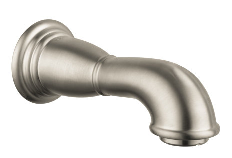 Retroaktiv Tango Wall Mounted Tub Spout Trim, Brushed Nickel