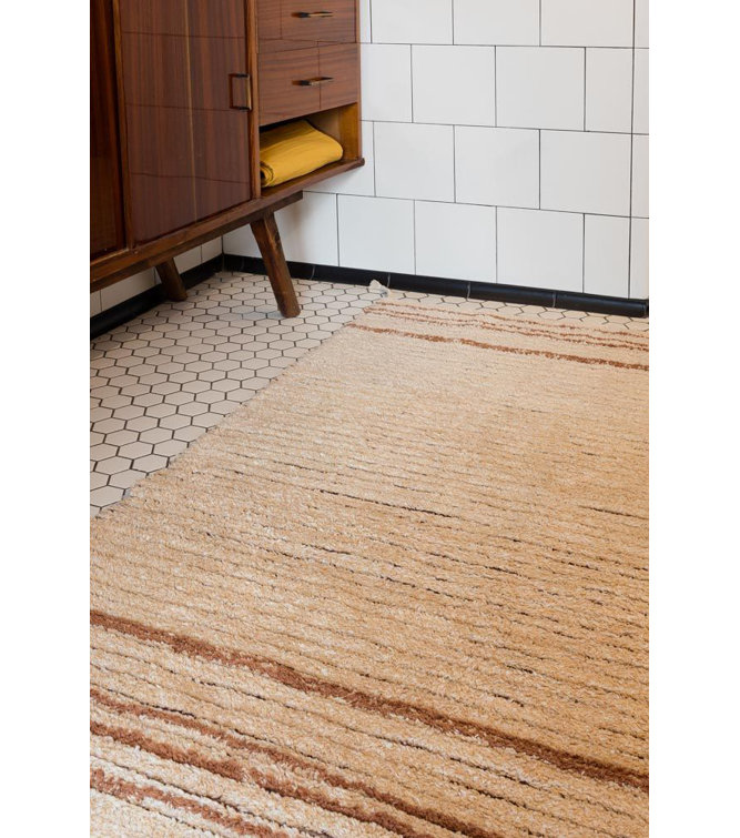 Reversible Washable Rug Twin Toffee | Birch Lane