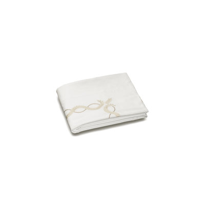Diana Embroidery By DEA Sateen Flat Sheet