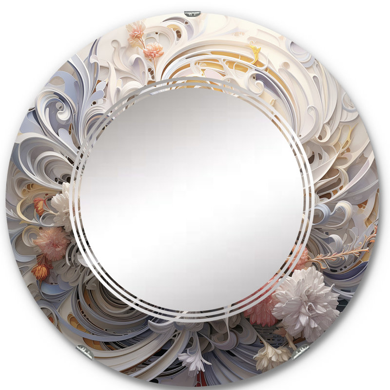 Sinobi Circle Mirror, 24" x 24"