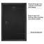 Picture Frame - Americanflat Frame with Mat - Wide Moulding - Shatter-Resistant Glass-101064372-101064365