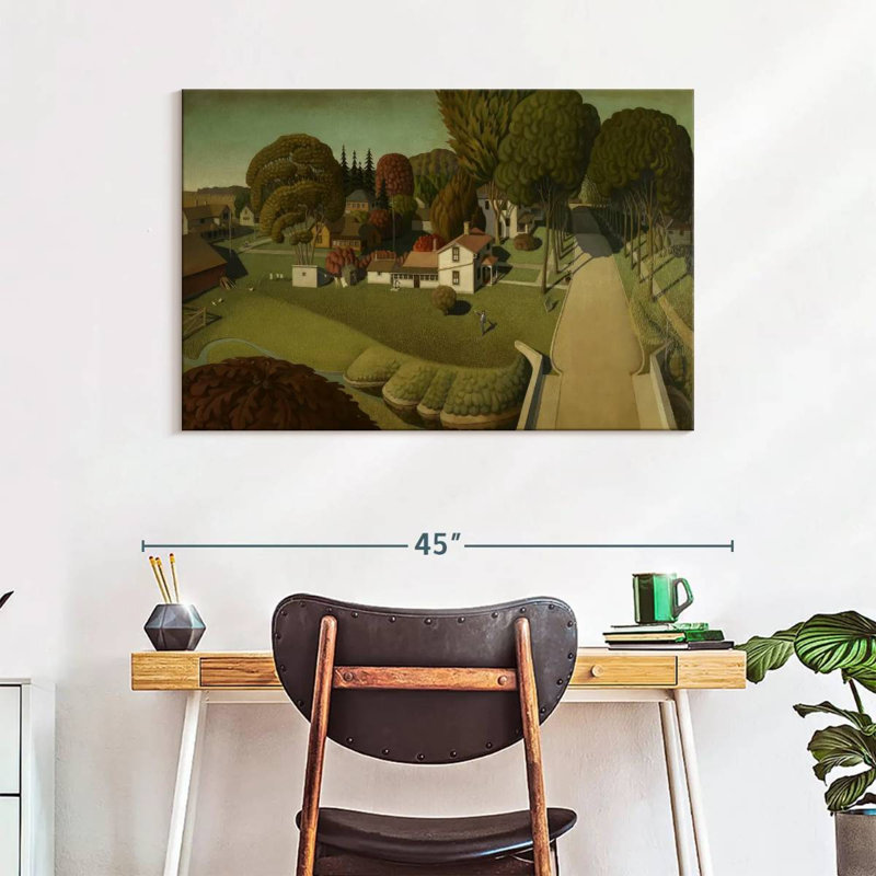 Alvord The Birthplace Of Herbert Hoover, 26" H x 39" W