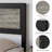 Bed Frame with 4 Storage Drawers and Charge Station,Platform Bed Frame with Headboard,Strong Metal Slats Support, No Box Spring Needed for Bedroom-182793316-182793317