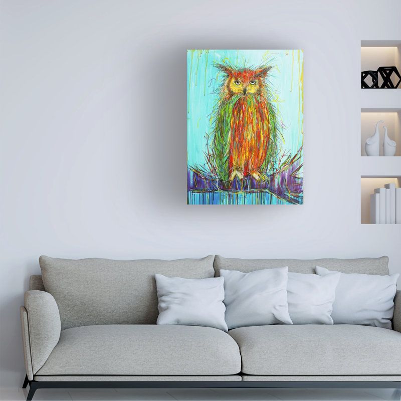 Art sur toile Karrie Evenson Wise Soul, H 19 po x l 14 po