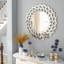Beveled Frameless Gear Accent Wall Mirror