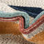 Tapis intérieur / extérieur à rayures Berberia bleu / orange / rouge-287037032