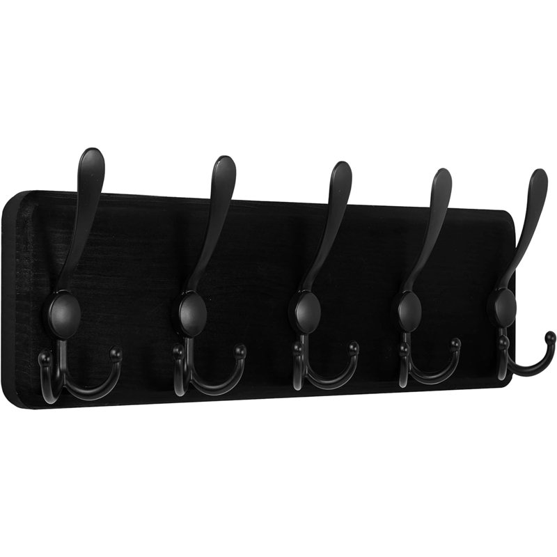 Alyviah 5 - Hook Wall Mounted Coat Rack
