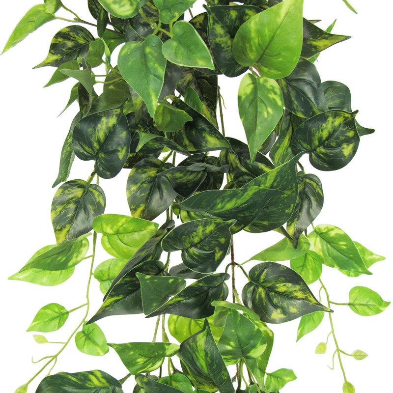 Plante artificielle suspendue lierre Pothos, H 32 po x l 12 po x P 6 po