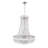 Crystal 32" Chrome Chandelier for Dining Rooms Living Rooms Great Rooms Foyers, 19-Light with E12 Bulb Base-1519978748-1602715697