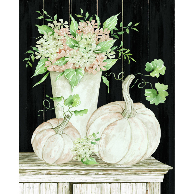«Fall Still Life» par Cindy Jacobs - reproduction d'art sur toile tendue, H 24 po x l 18 po