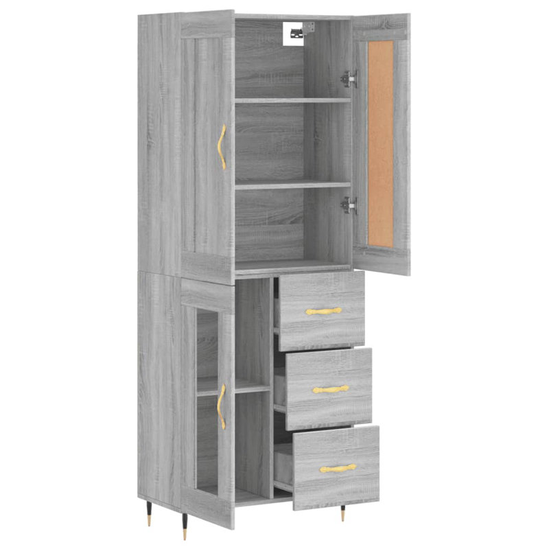 Cassimere 69.5cm Sideboard, Grey Sonoma