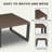 Naresa Modern Metal Patio Outdoor Coffee Table For Garden, Backyard And Porch-1955405919