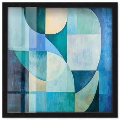 Décoration murale moderne Color Blocks I Shadowbox Print par Art Remedy
