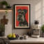 Alert Schnauzer Boho - Wrapped Canvas-1729790716-1729790713