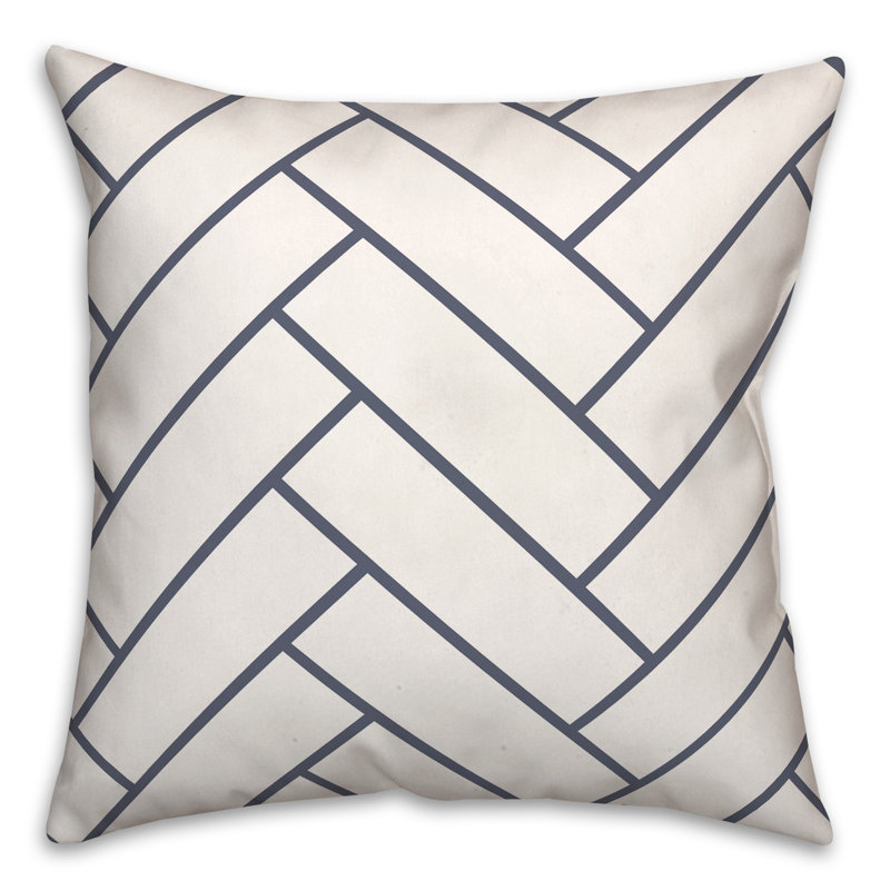 5 housses de coussin d'extérieur carrées et insert, Bleu, 20 po x 20 po