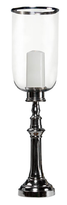 Colonne aluminium/verre ouragan