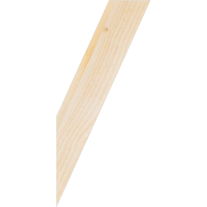 Attelle de genou traditionnelle, Douglas (sciage brut), H 22 po x l 4 po x P 10 po