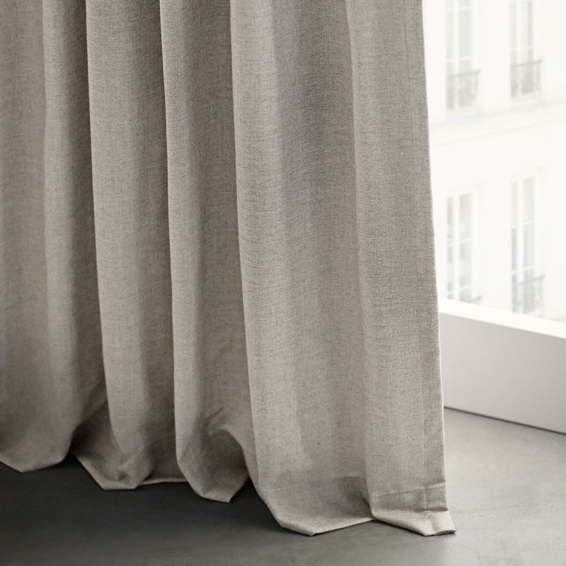 Sunbrella® Blackout Curtain, 50" W x 108" L, Flax