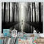 Black And White Forest Silence Photography - Forest Canvas Art Print-97011828-134420181