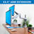 Mount-it Silver Motorized Adjustable Multi Screen Desk Mount for 32" Monitor Screen Holds up to 19.8lbs