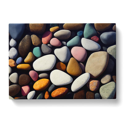 Pebbles By The River Vol.2 - Wrapped Canvas