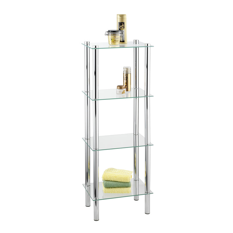 Yago Glass Freestanding Bathroom Shelves