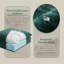 Canapé Cloud 4 places - Canapé modulaire en chenille moderne avec coussins double couche, tissu vert respirant, parfait pour le salon ou la chambre à coucher-129023701