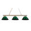 Sharp Shooter 3 Light Billiard Pendant-125472721